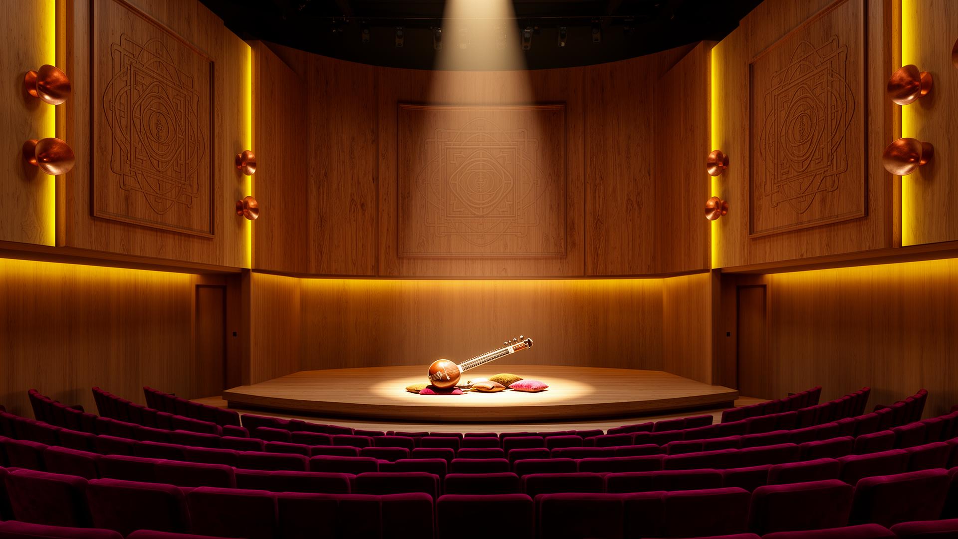 Concept rendering: Nada acoustic hall — 350 seats