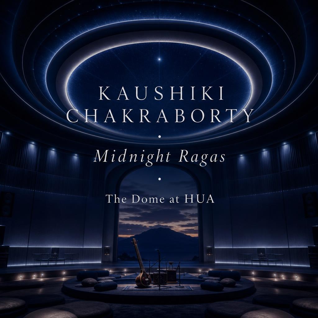 Kaushiki Chakraborty — Midnight raga. Spatial sound. The dome.